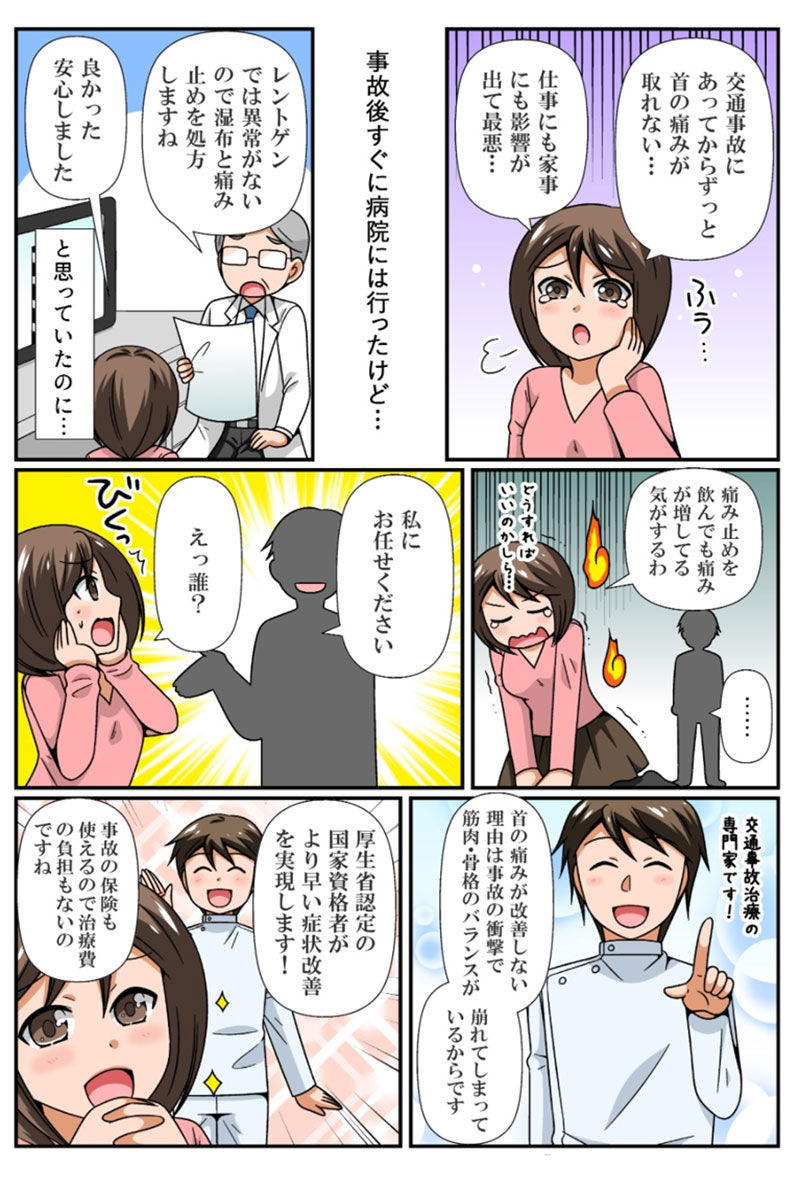 交通事故治療ケース4 漫画
